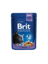 Brit Premium Cat Aliment Humide Chat Pouches with Cod Fish 100 G